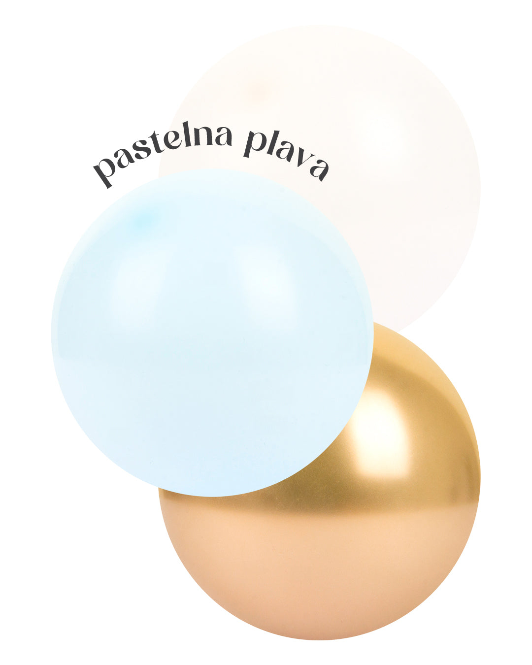 Set luk s balonskom dekoracijom