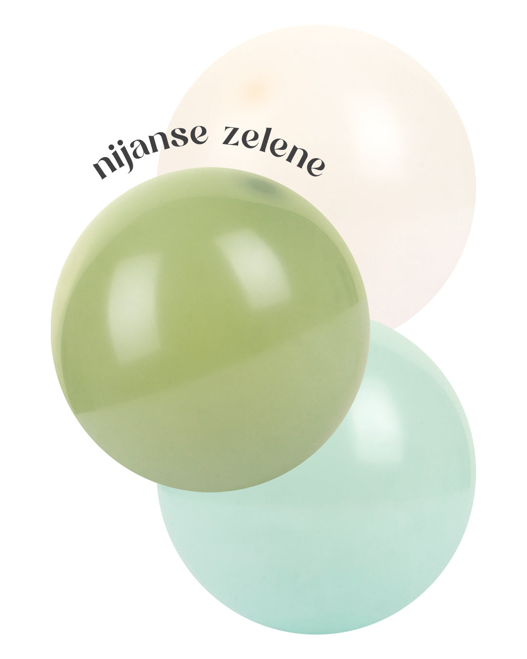Set luk s balonskom dekoracijom