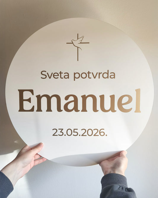 Akrilni krug promjer 50 cm