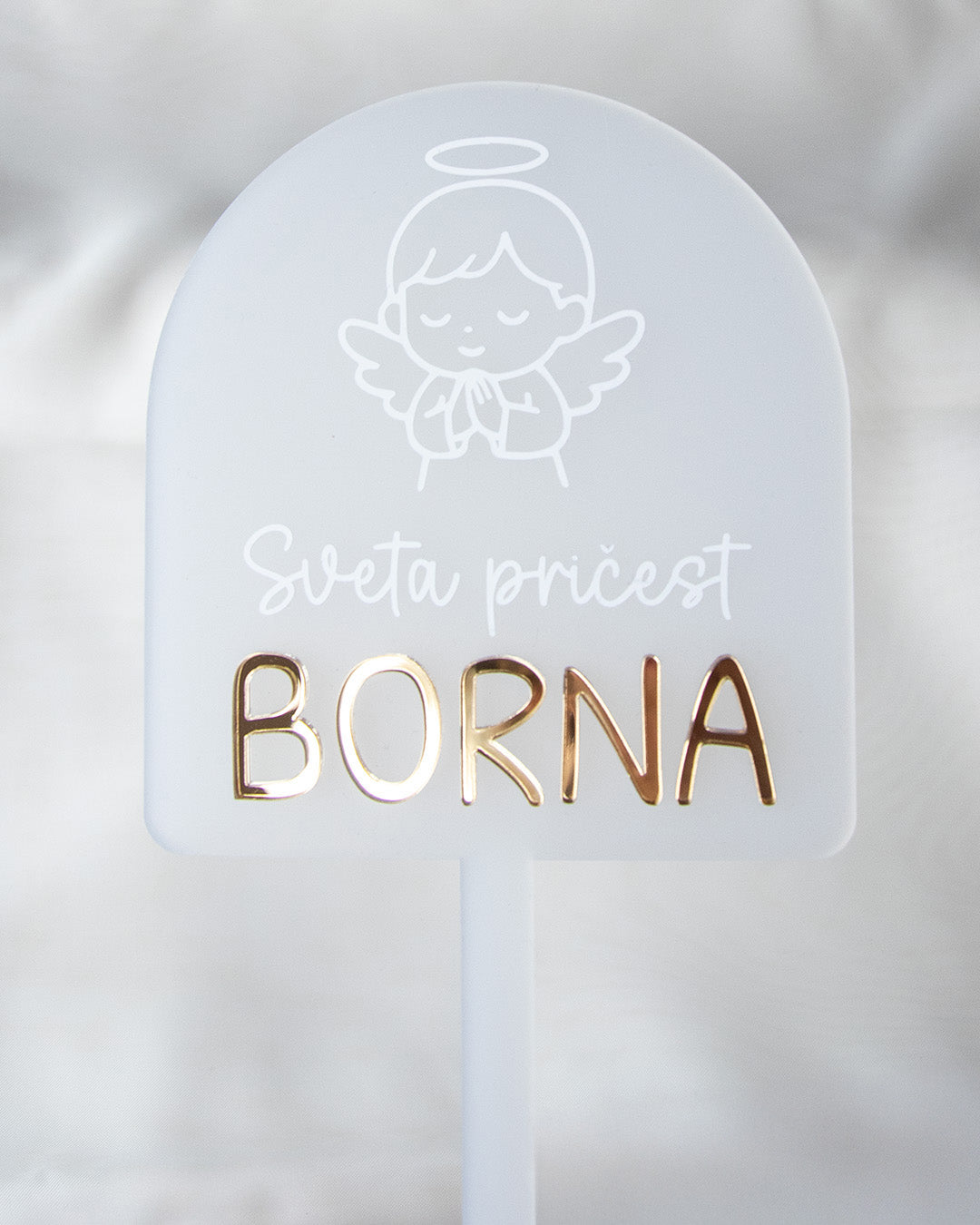 Topper za tortu Anđeo dečko