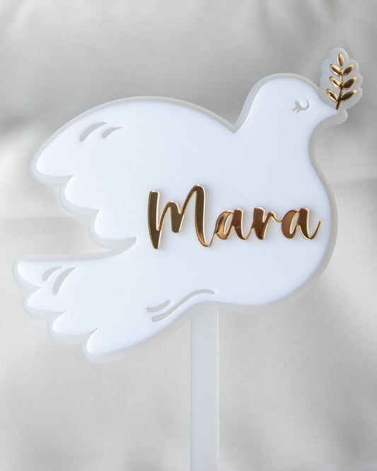 Topper za tortu Golubica