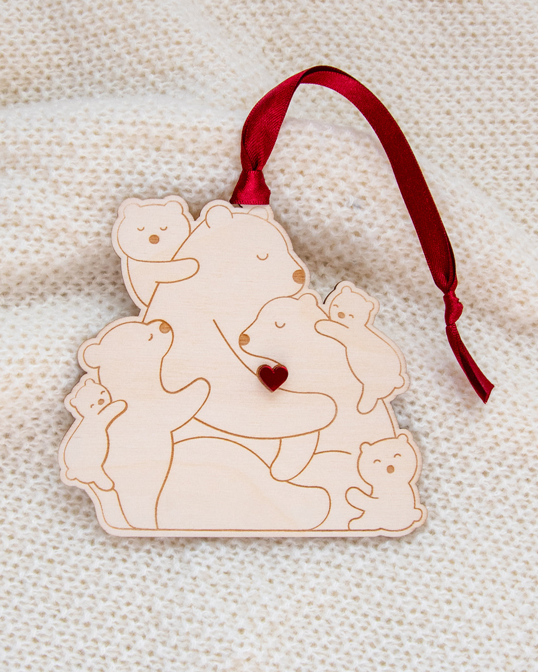 Drveni ukras Medvjedići